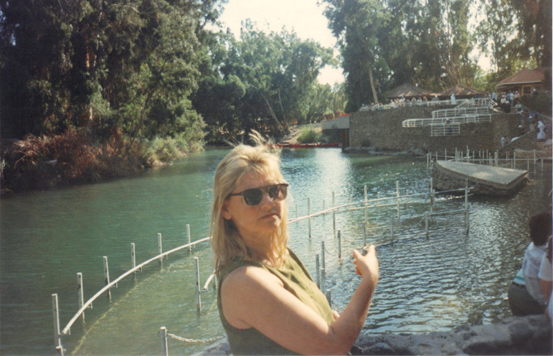Suely no Rio Jordão